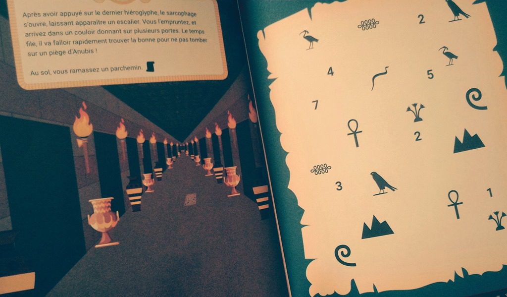 Escape game livre Egypte énigme