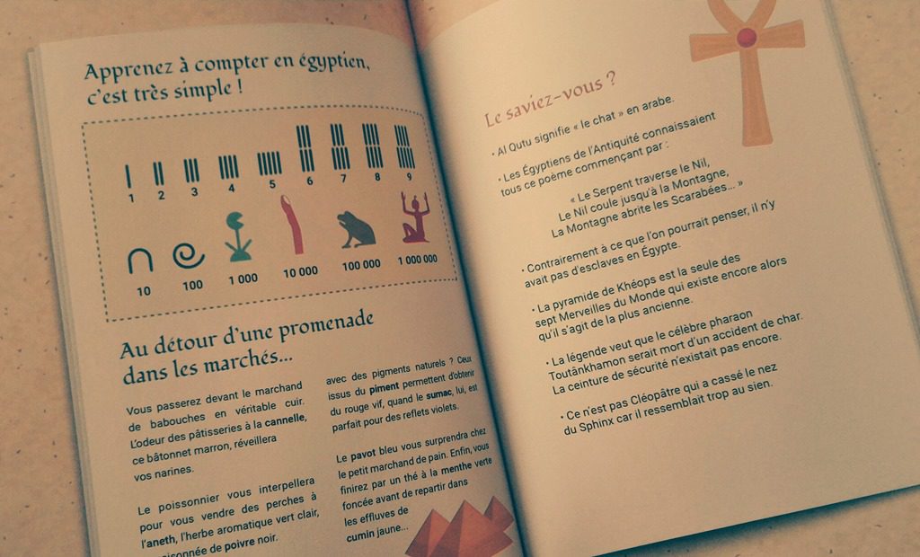 Escape game livre Egypte indices