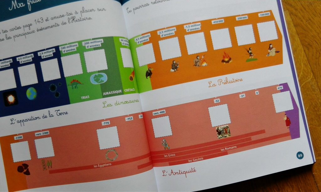 Montessori histoire du monde frise Montessori histoire du monde frise