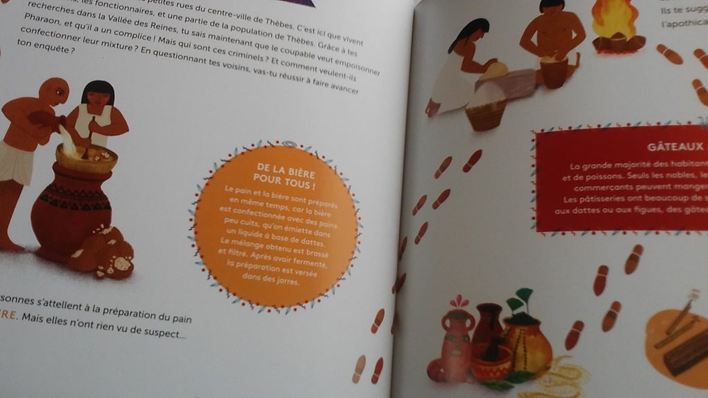 apprendre livre enigme panique en egypte p18