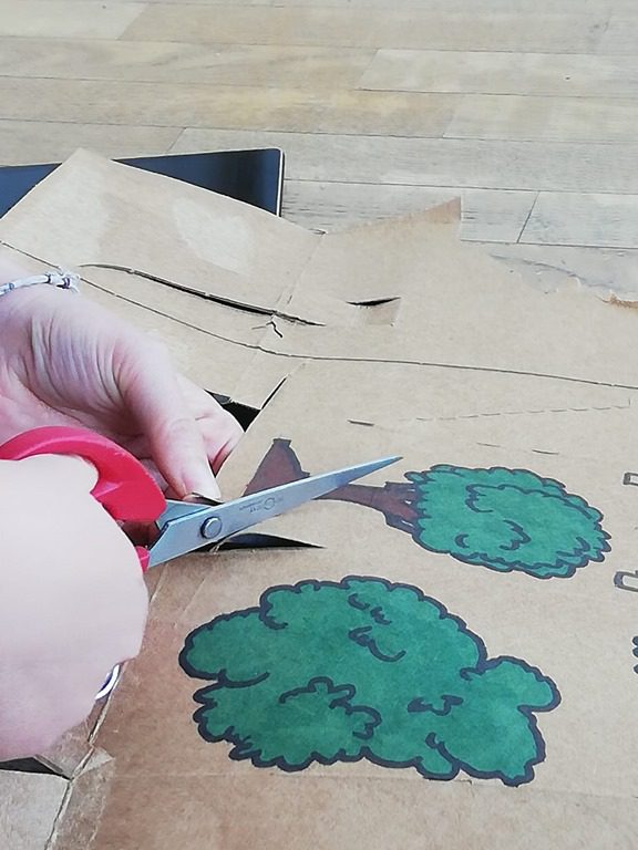 Découpage illustrations pop-up