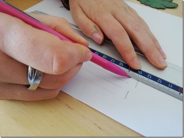 Tracer lignes support pop-up